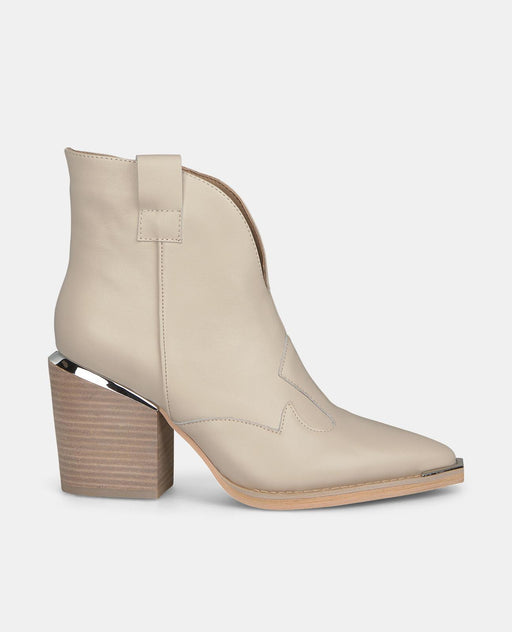 ANKLE BOOT HEEL FRONT OPENING