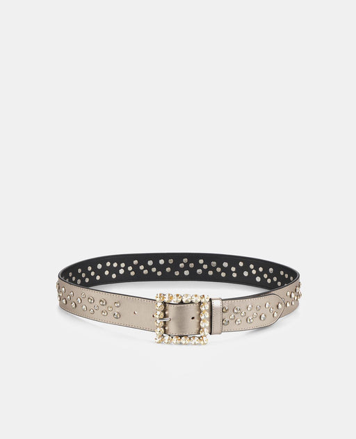 STUDDED LEATHER BELT