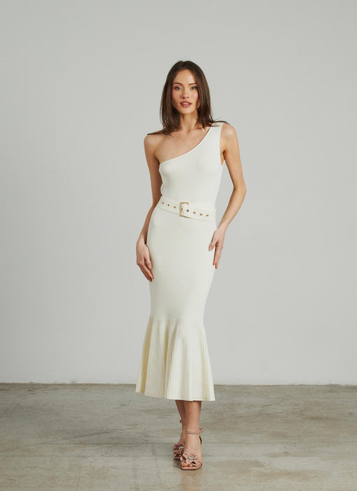 VESTIDO ASIMÉTRICO BLANCO