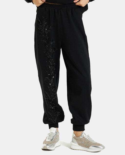 SEQUINED JOGGER PANTS