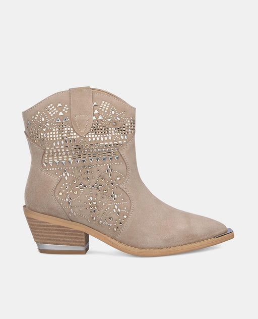 GLITTER FLAT BOOTIE