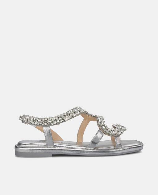 SQUARE TOE SNAKE SANDAL