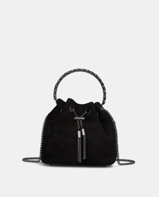 BOWLER BAG WITH PENDANT DETAIL