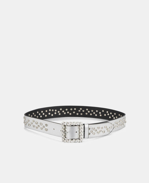 STUDDED LEATHER BELT