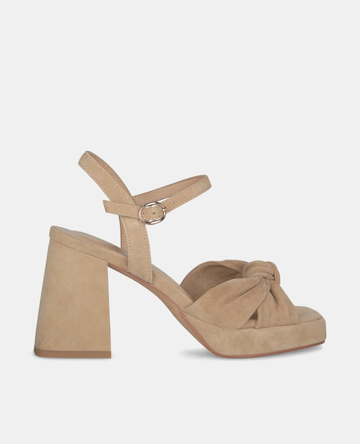 KNOT HEEL SANDAL