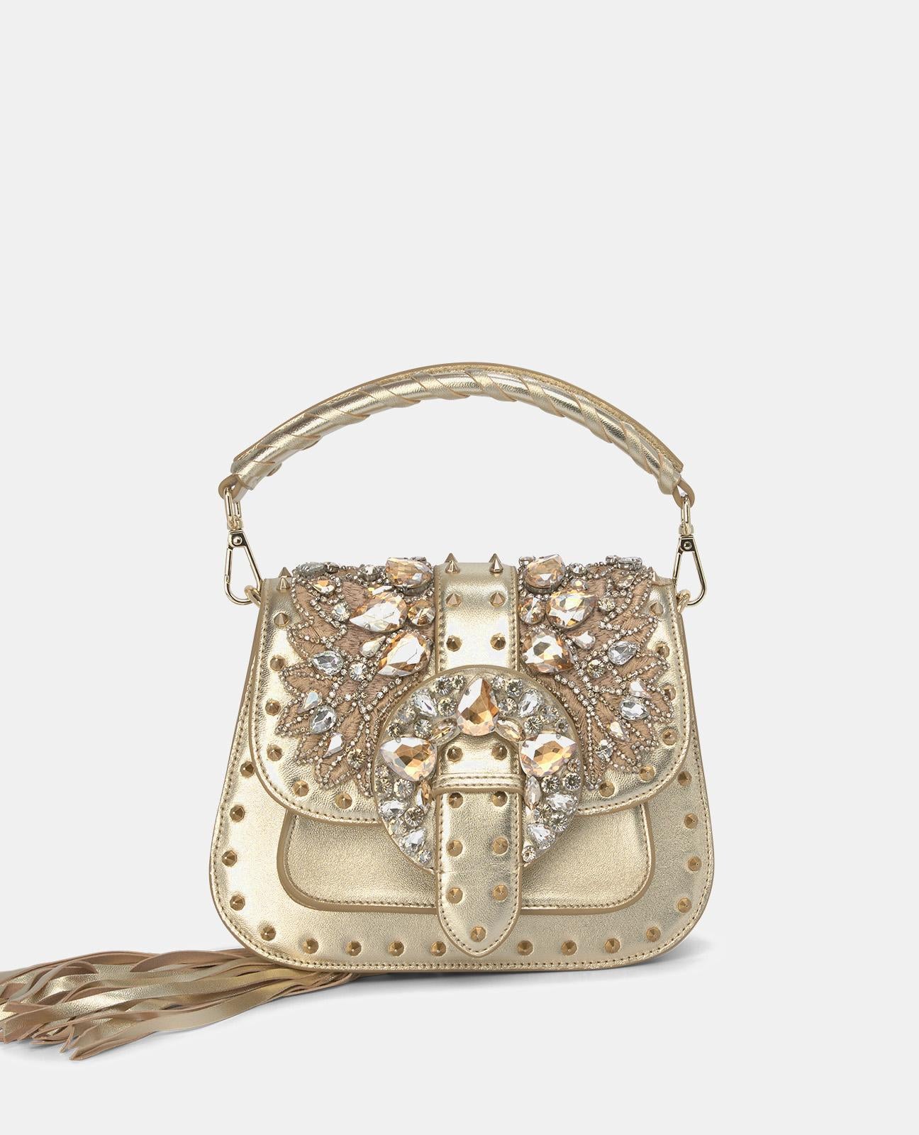 STUDDED SHOULDER BAG