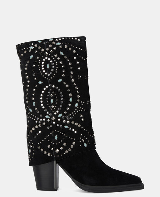 STUDDED GAITER BOOT