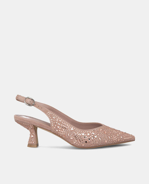 KRISTALL SCHNULLER HIGH HEEL SCHUH