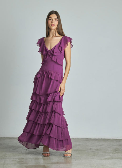 VESTIDO TIRANTES CON VOLANTES