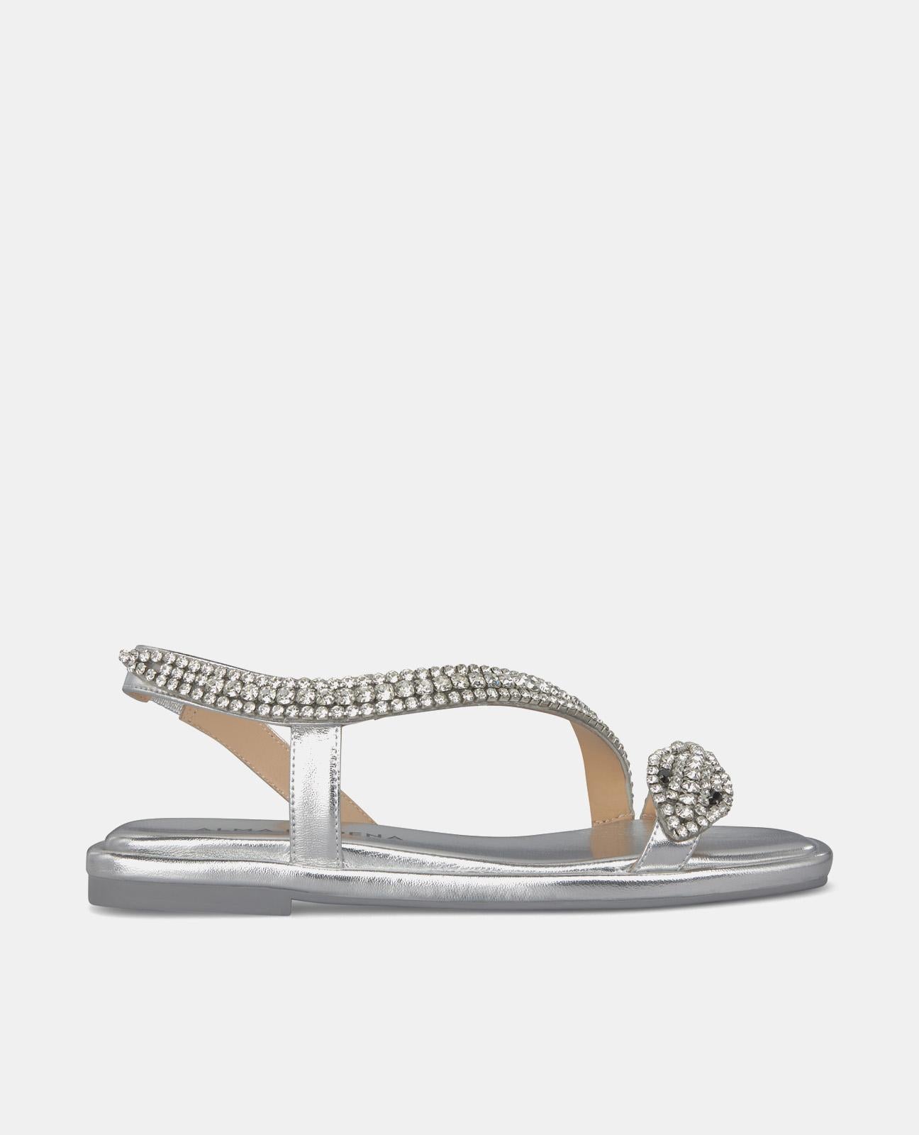 FLAT SANDAL SNAKE STRAP