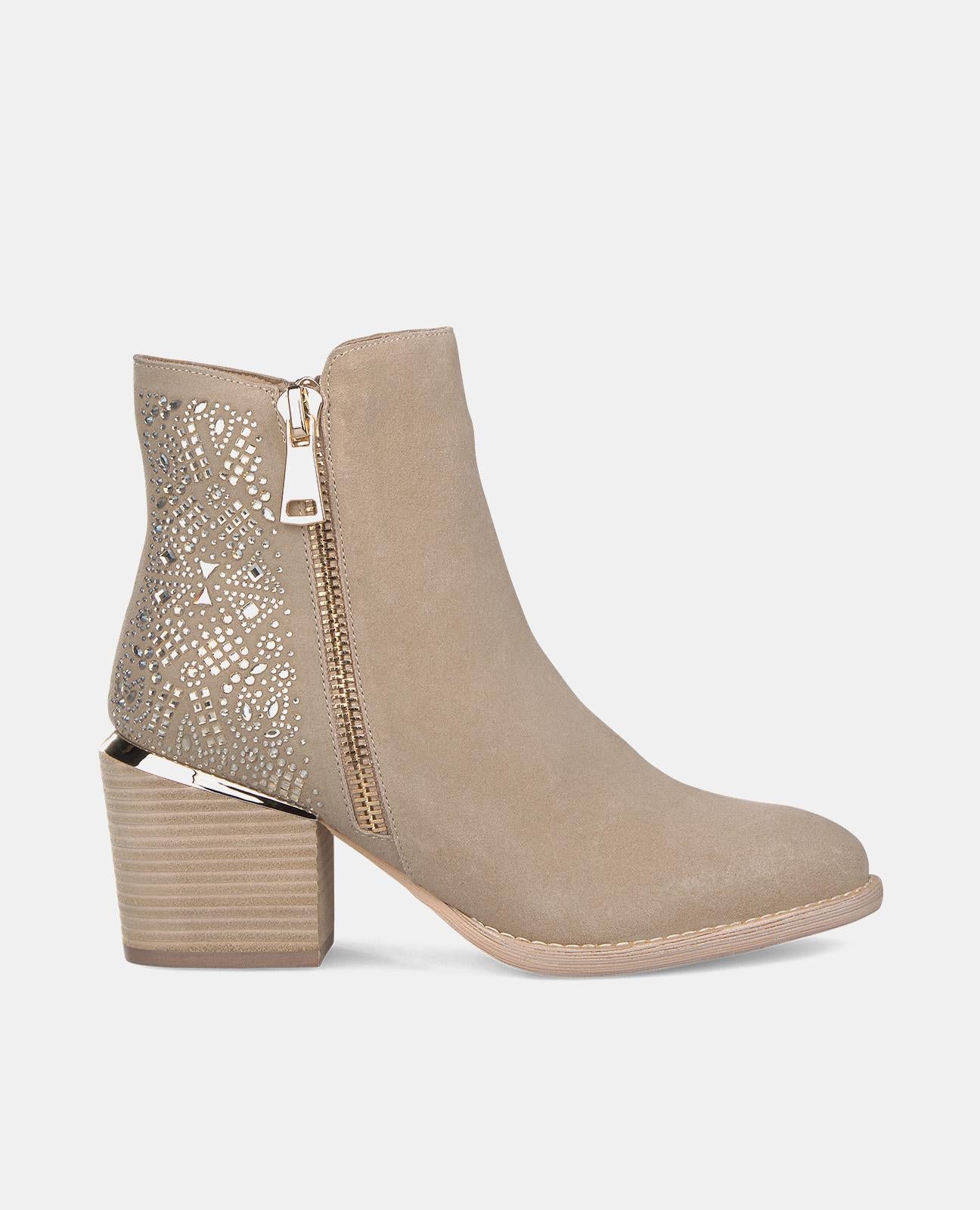 ANKLE BOOTS WITH SIDE ZIPPERS