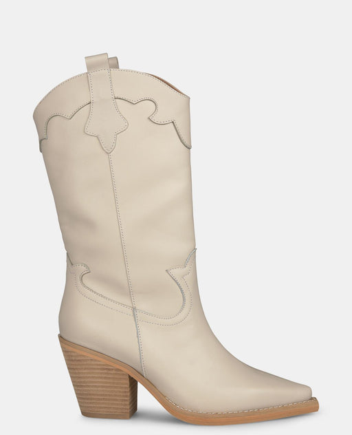 EMBROIDERED HALF-BOOT