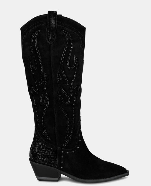 BOTA DE COWBOY ORNAMENTADA COM STRASS