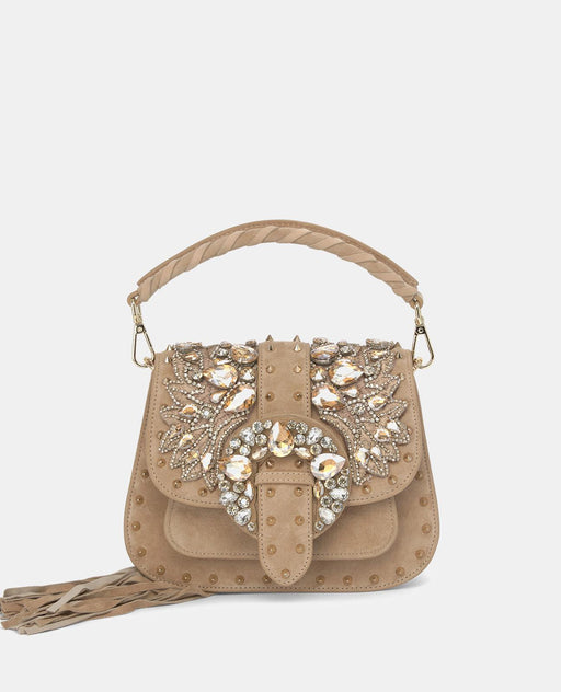 STUDDED SHOULDER BAG