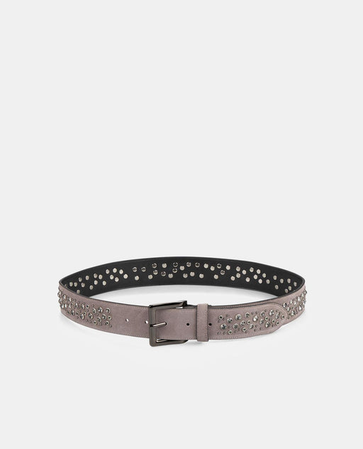 CEINTURE EN CUIR PERLÉE