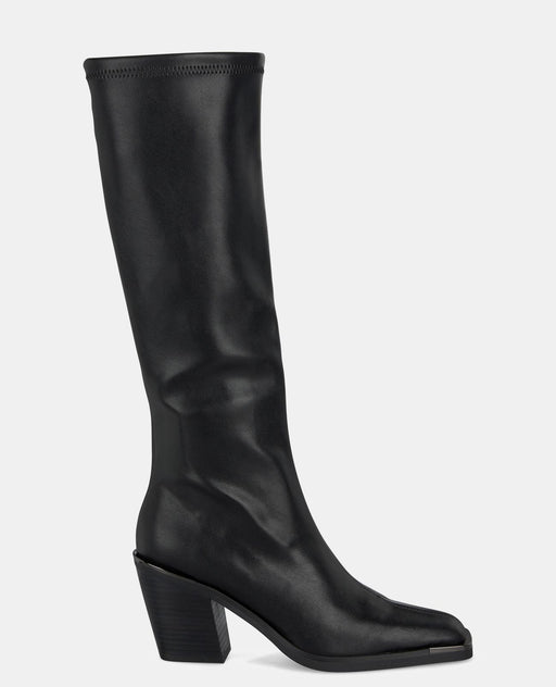 SQUARE TOE HEEL BOOT