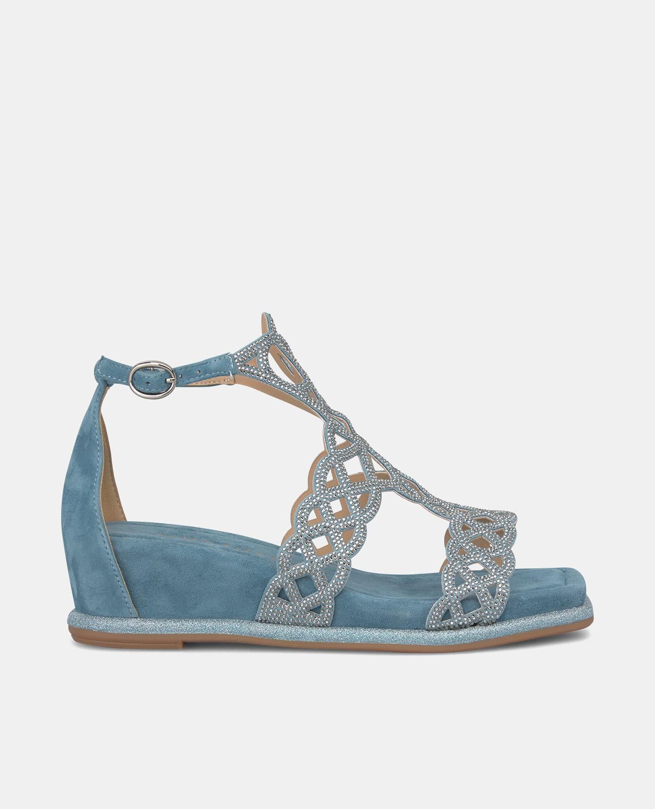 SANDAL WITH RHINESTONE DETAILS