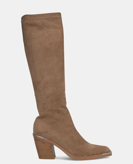 SQUARE TOE HEEL BOOT