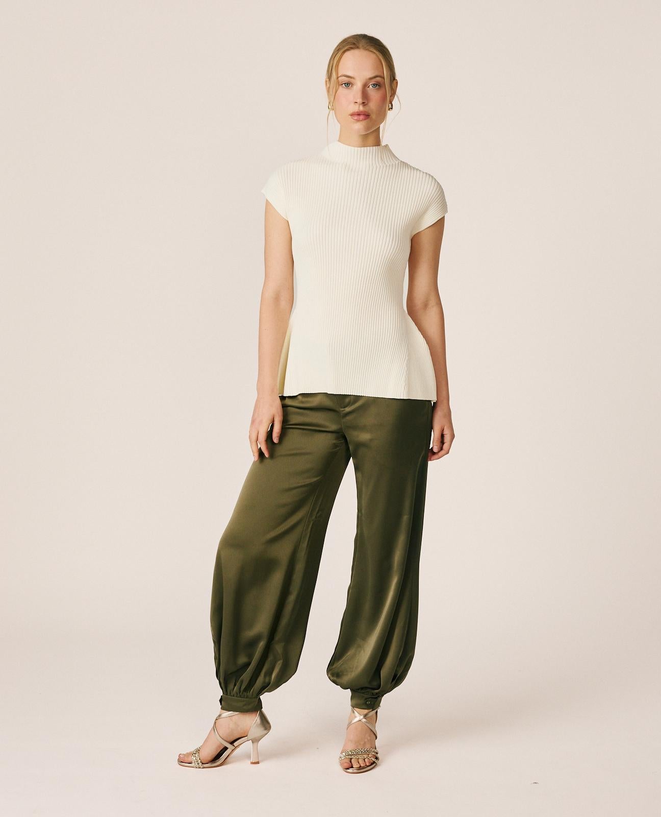 PANTALÓN BOMBACHO JACQUARD