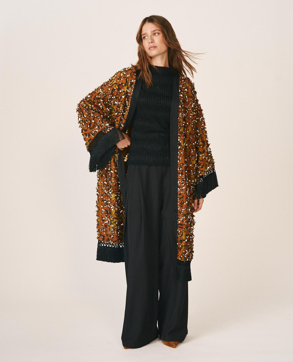 CAFTAN CON PAILLETTES