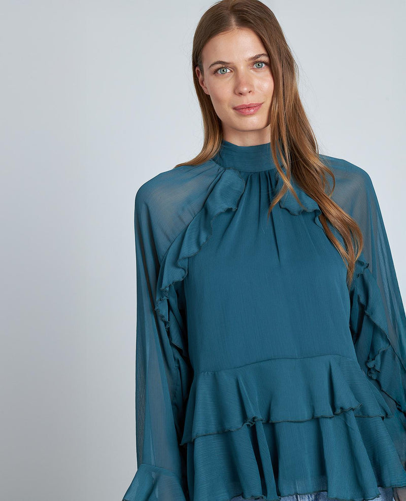 BLUSA VOLANTES LARGA