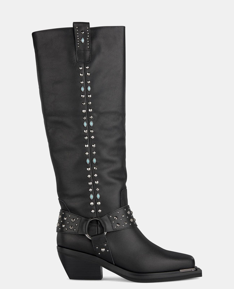 STIEFEL MIT METALLDETAILS