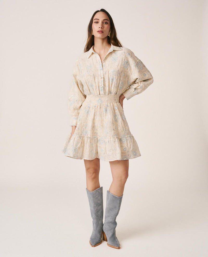 MINIVESTIDO COM MANGAS CAMISETA