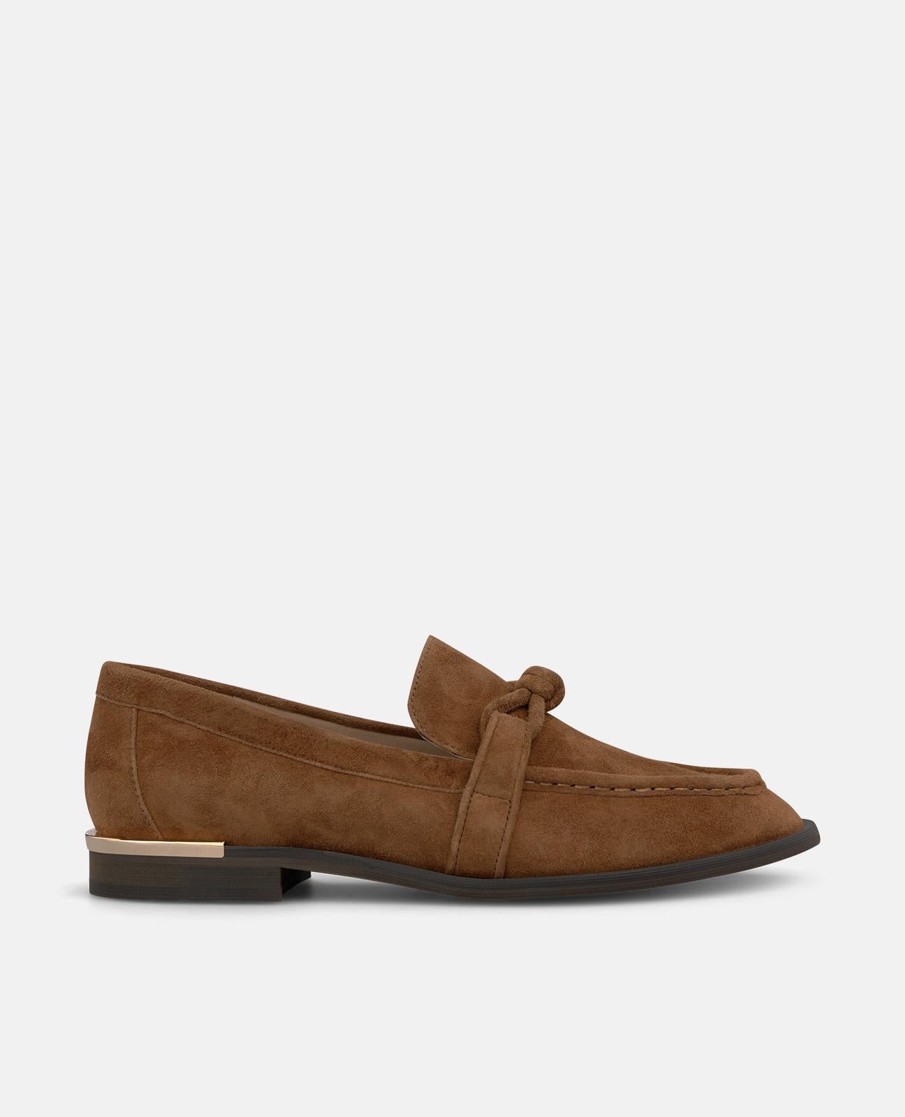 MOCASÍN ANTE CON DETALLE NUDO