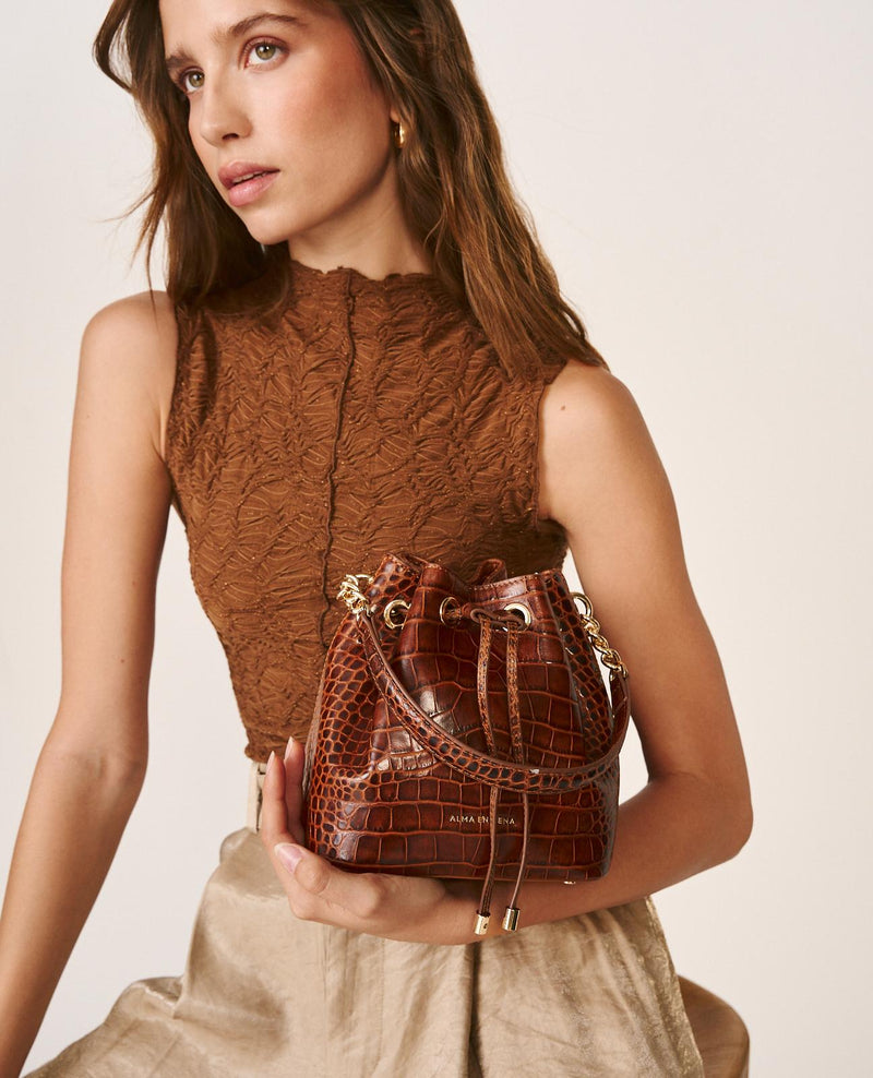BOLSO BOMBONERA PIEL