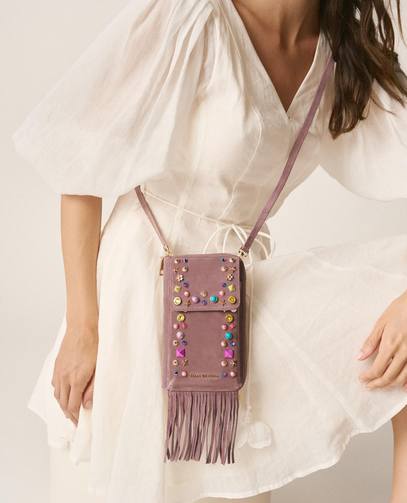 BOLSO CARTERA PEDRERÍA COLORES