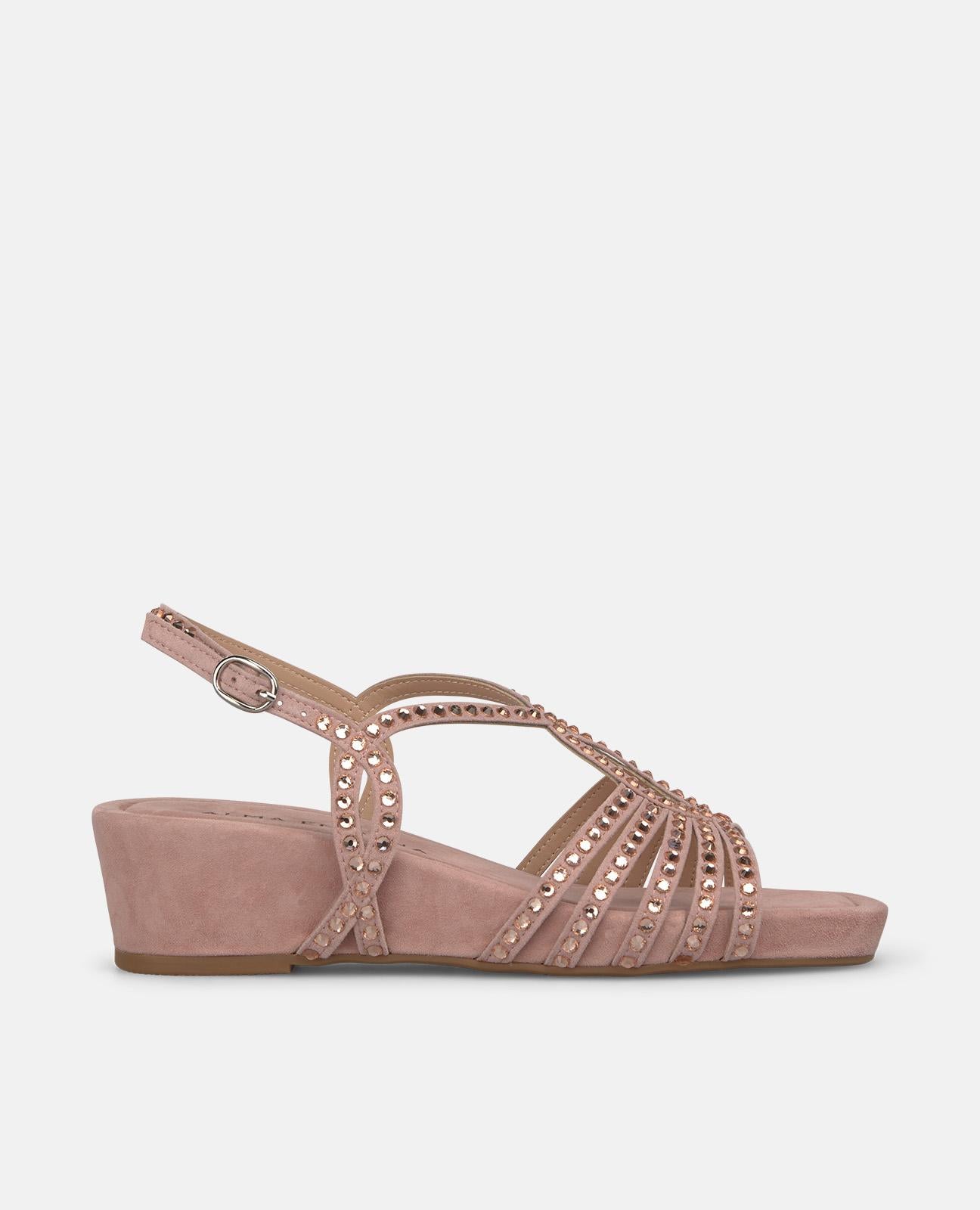 SANDALIA CUÑA MULTITIRA TRANSFER