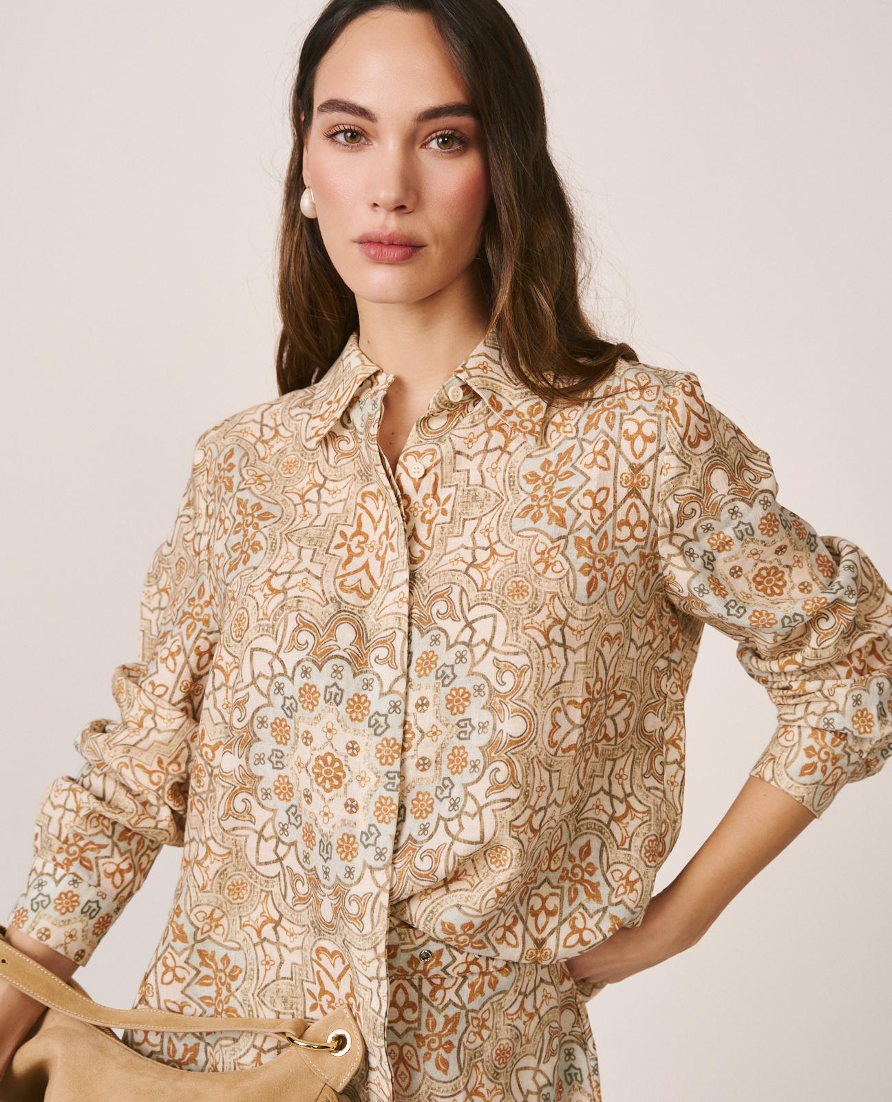 CAMISA ESTAMPADO GEOMÉTRICO