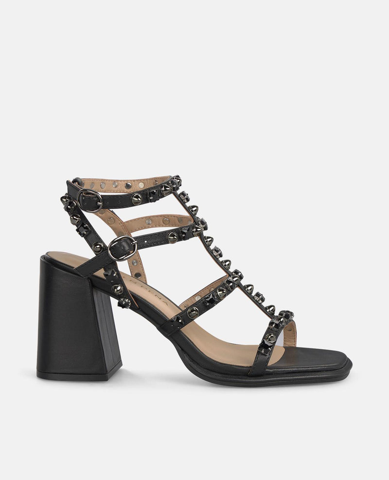 SANDALS WITH STUDS ON THE STRAPS