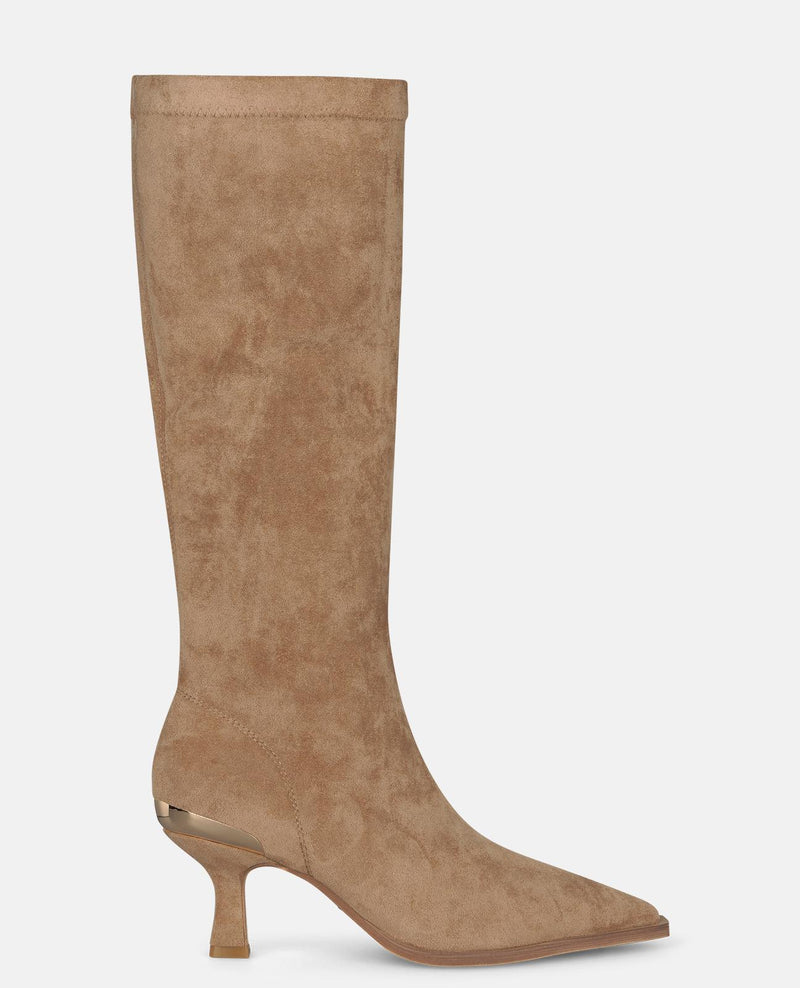 BOTA DE SALTO ALTO COM FECHO DE ZÍPER