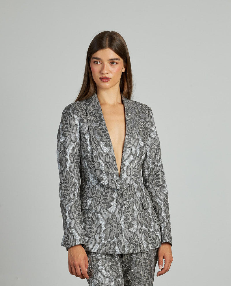 BLAZER ESTAMPADO JACQUARD