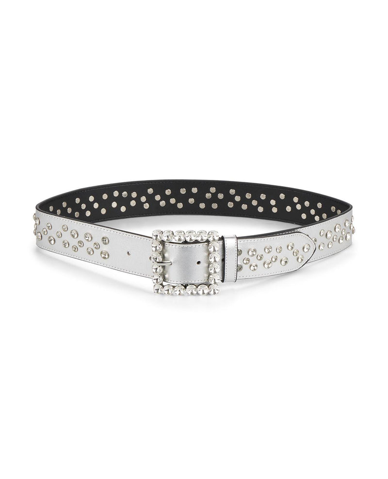 STUDDED LEATHER BELT