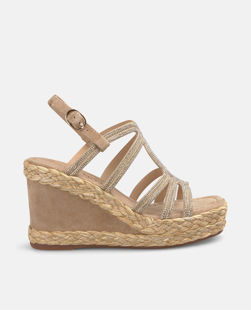 CRISSCROSS WEDGE SANDAL