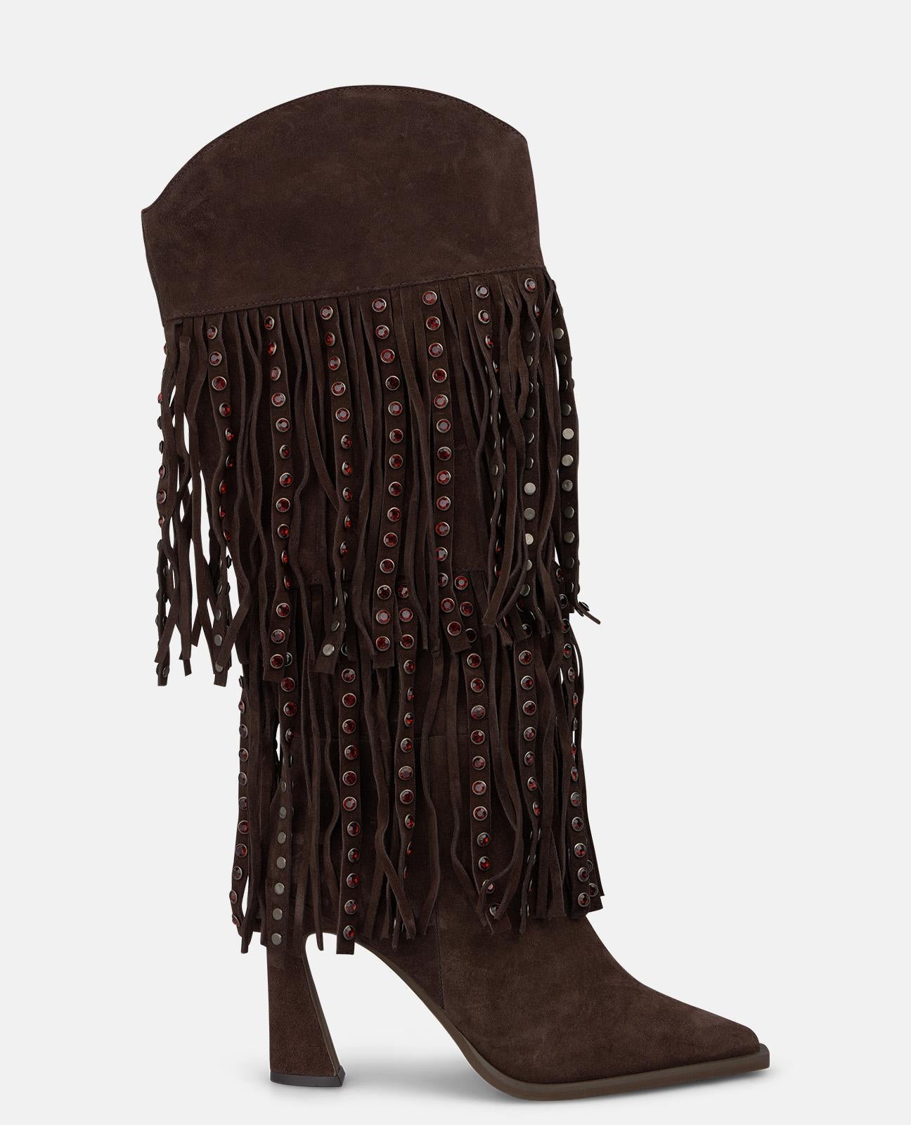 BOTA COWBOY DE ANTE CON FLECOS