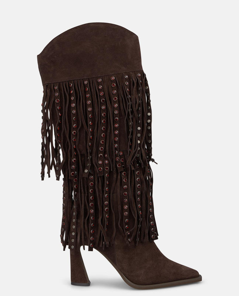 BOTA COWBOY DE ANTE CON FLECOS