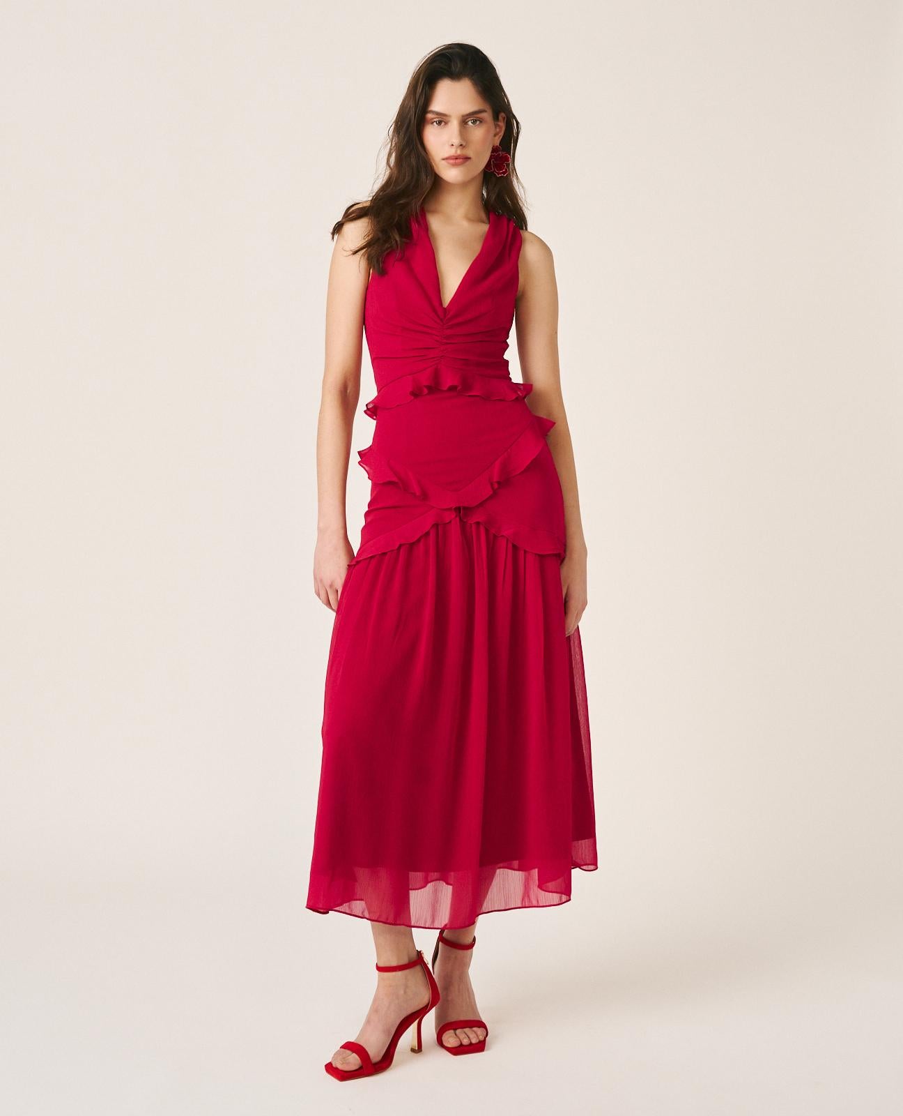 VESTIDO ESPALDA CRUZADA