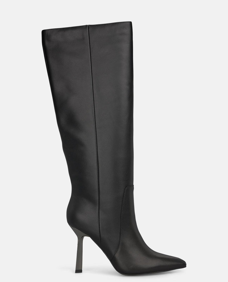 HIGH-TOP BOOTS WITH POINTED TOES