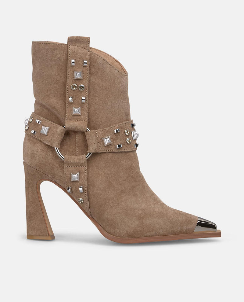 BOTÍN TACHAS METALIZADO