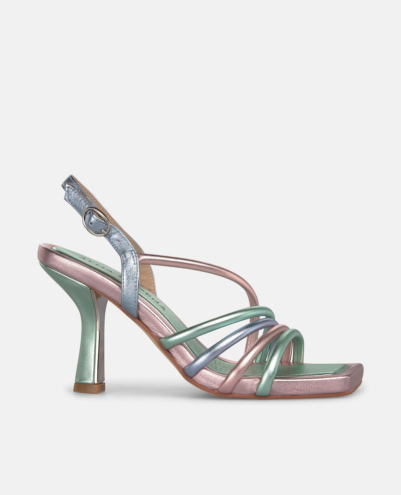 SANDALIA TACON COMBI TIRAS