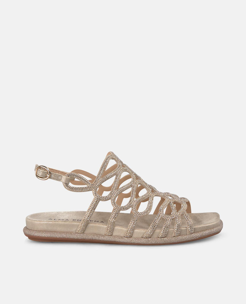 SANDAL COVERED WITH RHINESTONES