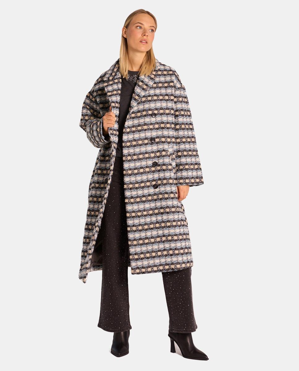 LONG DOUBLE-BREASTED COAT