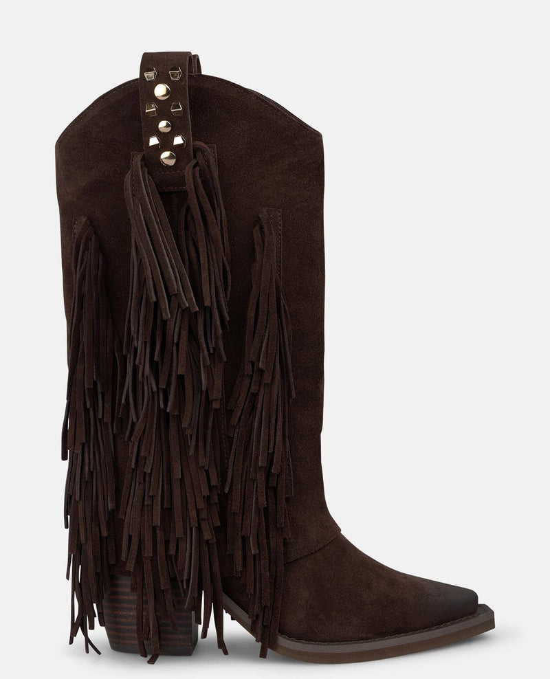 BOTA COWBOY DE ANTE CON FLECOS