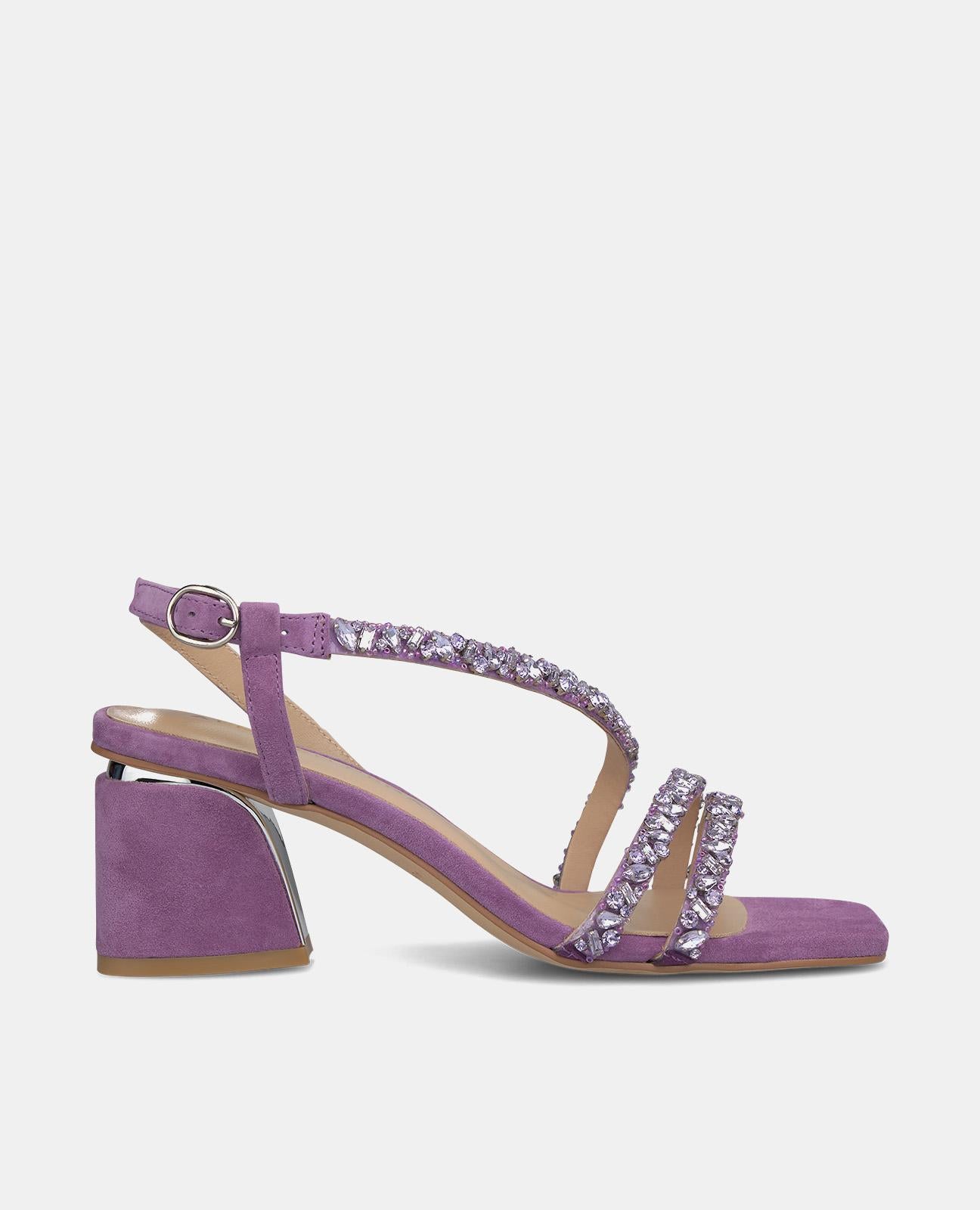 RHINESTONE STRAPS SANDAL