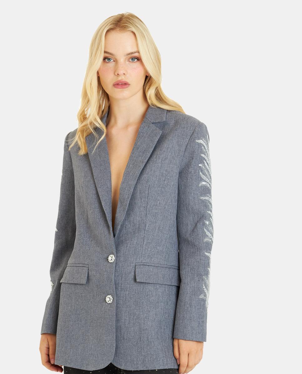 BLAZER AVEC MANCHES BRODÉES