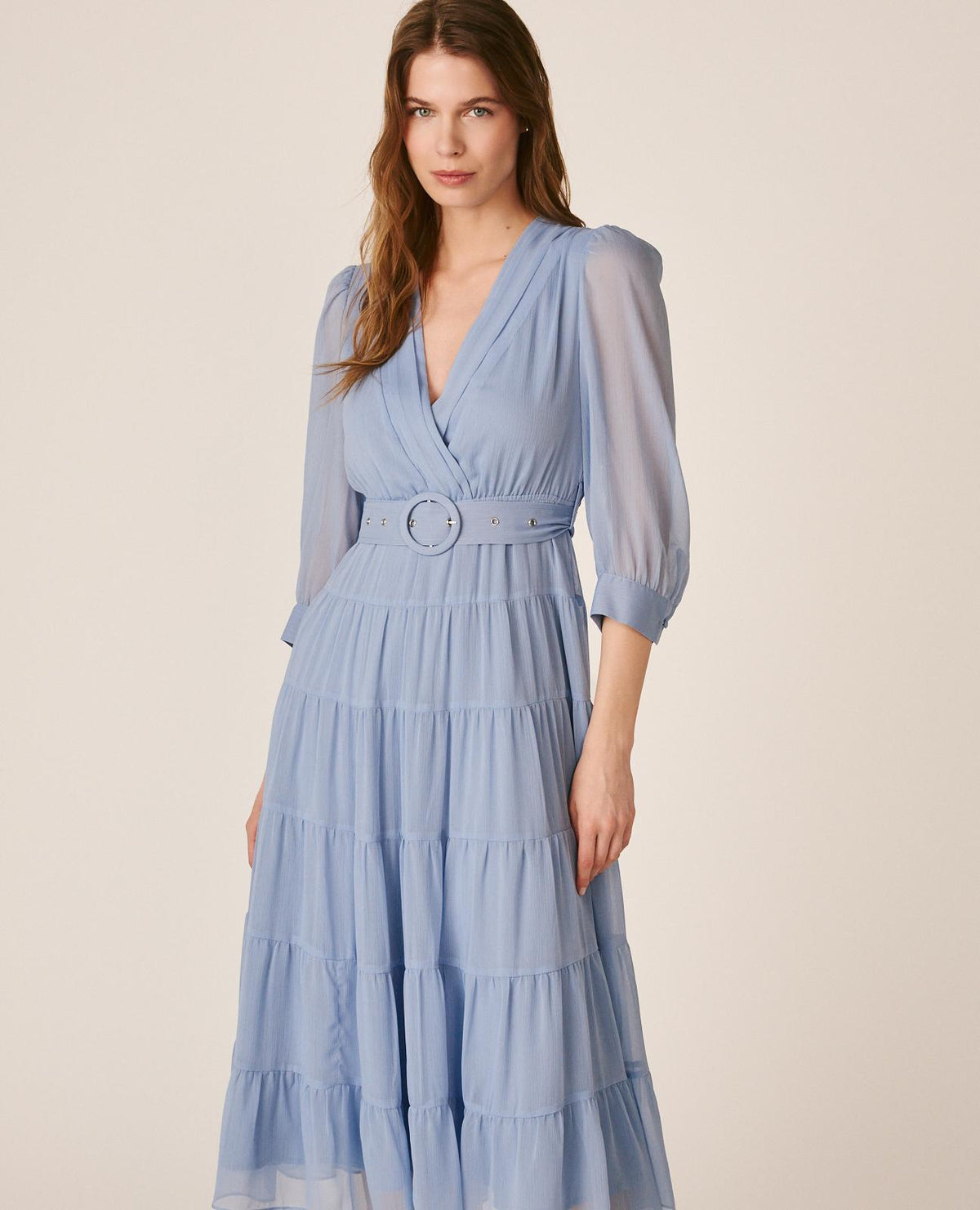 VESTIDO LARGO GASA