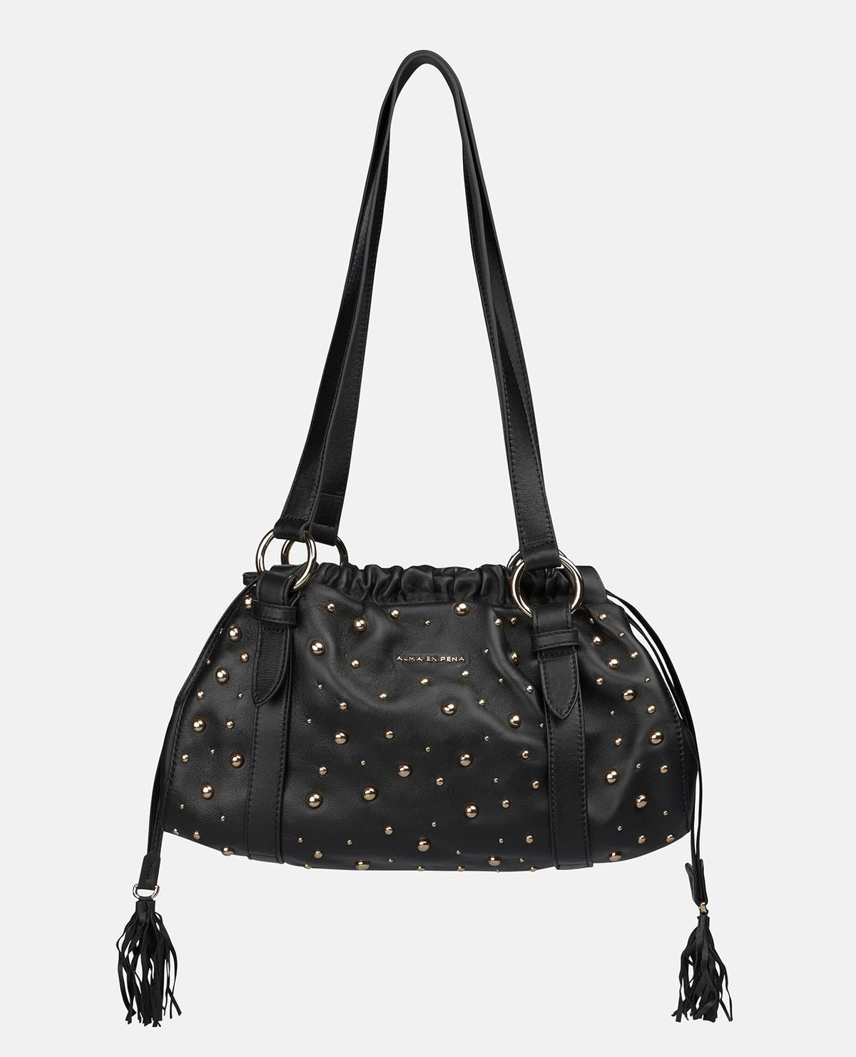 BOLSO ANTE CON TACHAS METÁLICAS